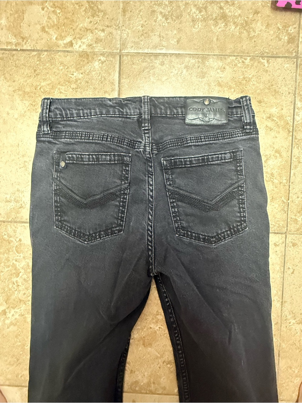 Men’s Cody James black jeans - Picture 3 of 5